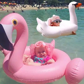Pripučiami Flamingo Vienaragis Swan Milžinišką Baseinas Plaukti Žaislai Vaikams Kūdikių Maudynių Žiedo Ratą Paplūdimio Jūros Vandens Žaislai Žaisti Geriausia Dovanos