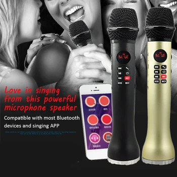 Profesinės Garsiakalbis Karaoke KTV Mikrofonas 3 in 1 Bevielis Karaoke 