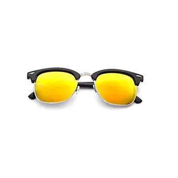 Pusė Metalo Poliarizuoti Akiniai nuo saulės Vyrams, Moterims Prekės ženklo Dizaineris Akiniai nuo Saulės Akinių Mados Gafas Oculos De Sol UV400 Classic