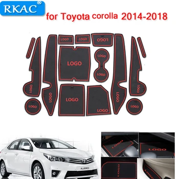 RKAC Anti-Slip Vartų Angą Kilimėlis, Guminės Miestelyje Toyota Corolla - 2018 E170 Corolla Altis Reikmenys, Automobilių Lipdukai kilimėliai
