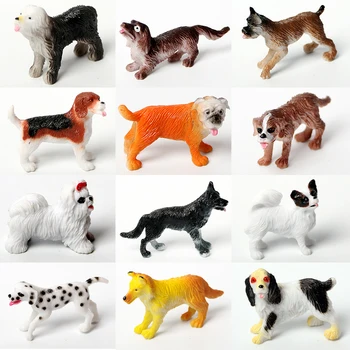 Realus Veiksmų skaičius, Laukinių Gyvūnų modelio Žaislas,Arklys,kačių,paukščių,naminių šunų Gyvūnų Žaisti Rinkiniai Klasėje Švietimo Gyvūnų Duomenys