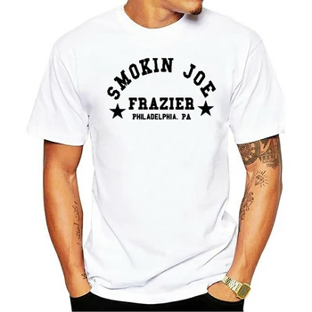 Roupa 2021 t-shirt smokin joe frazier boxe ginásio treinamento 5220