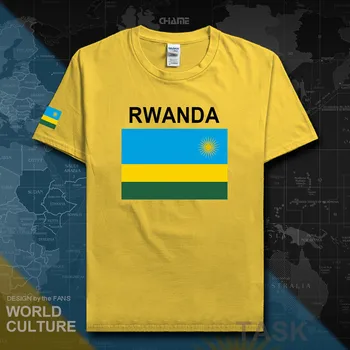 Ruanda Ruandos Ruanda mens t shirts 2018 megztiniai tauta komandos marškinėlius medvilnės marškinėliai drabužių tees šalies sporto RWA 02