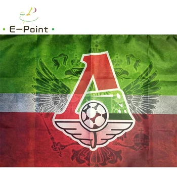 Rusija FC Lokomotiv Moscow 3ft*5ft (90*150cm) Dydis Kalėdų Dekoracijas Namų Vėliavos Banner Dovanos