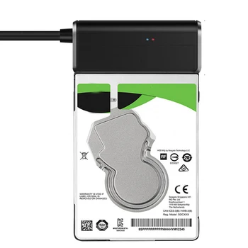 SATA į USB Kabelis, 3.0 2.5/3.5 colių HDD SSD Kietąjį Diską Keitiklį Nešiojamų Linijos Adapteris EM88