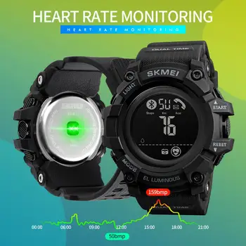 SKMEI Smart Laikrodžiai Vyrų Širdies ritmas, Kalorijų Tracker Smart Žiūrėti Mens 