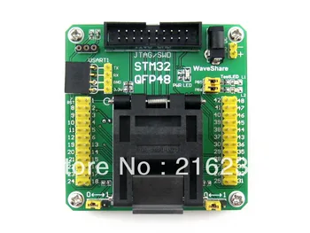 STM32-QFP48 QFP48 LQFP48 STM32F10xC STM32L15xC Yamaichi IC Bandymų Lizdas Programavimo Adapteris 0,5 mm Žingsnio