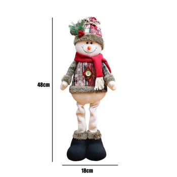 Santa Claus Sniego Medžio Žaislas Kalėdų Dovana Naujųjų Metų Lėlės Pakabinti Papuošalai Kalėdų Papuošalai 915