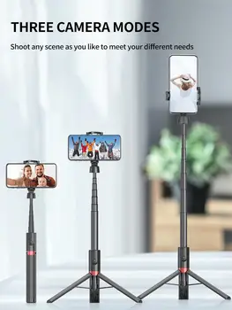 Selfie Stick Trikojo Nešiojamų All-in-One 1.3 Metrų Live Transliacijos Telefono Universalus 360 Nematomas Kišeninis Kelionių Ruožas Laikiklis