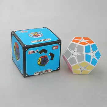 Shengshou 2x2 Kilominx Cube Black/white 2x2 Kilominx Cubo Magico Švietimo Žaislas Vaikams, Lašas Laivybos