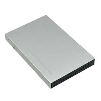 Sidabro Konteinerių Kietasis Diskas SATA iki USB2.0 2.5 Išorinio Standžiojo Disko Tvarkyklės Adapteris 1 TB 500GB SSD HDD Atveju Gaubto Langelį Optibay
