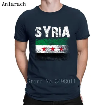 Sirijos Marškinėliai Asmeninį trumpomis Rankovėmis Apvalios Kaklo Kietas Mielas Kvėpuojantis Pavasarį, Rudenį Raidžių Vyrų t-Shirt