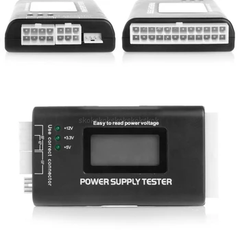 Skaitmeninis LCD Maitinimo Testeris Daugiafunkcį Kompiuterį 20 24 Pin Sata LCD HD PSU ATX BTX Įtampos Bandymo Šaltinis Aukštos Kokybės Jy19