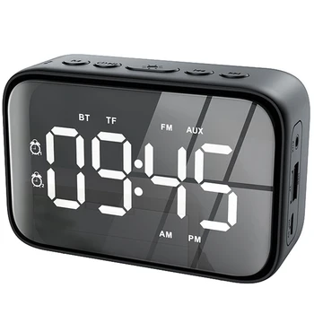 Skaitmeninis Laikrodis Radijas su FM Radijas, Bluetooth Garsiakalbių, Ausinių, Dual Signalizacija, 5 Lygio Ryškumo Reguliatorių, Adjusta