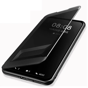 Smart View Window Flip Case for Huawei Honor 30 Telefono dėklas,Nemokamai Atsakymas PU Odos Stovėti padengti huawei honor 30S 30 Pro Atveju