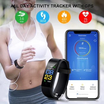 Smart Watch Vyrų Kraujo Spaudimas Vandeniui Sporto Apyrankę Širdies ritmo Monitorius Fitness Tracker Smartwatch Moterys, skirtų 