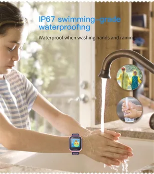 Smart Žiūrėti 4G Vaikams, Kūdikių Vandeniui Smartwatch GPS WIFI Nustatymo 