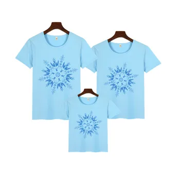 Snaigės T-Shirt Šeimos derinti Drabužius Mamytė ir Man Drabužius, Gimtadienio Marškinėliai Berniukams Drabužius Atitikimo Komplektus snaigės Marškinėliai