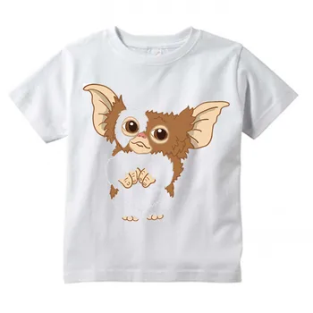 T-Shirt baby boy Vaikai Gremlins Gizmo Dizaino Marškinėliai Berniukams ir Mergaitėms Labai Atsitiktinis trumpomis Rankovėmis Viršūnes Vaikų Juokinga T-Shirt