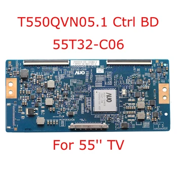 T-con Valdybos T550QVN05.1 Ctrl BD 55T32-C06 tv 55 colių Logika Valdybos T550QVN05.1 55T32-C06 Originalus teste de placa tv nemokamas pristatymas