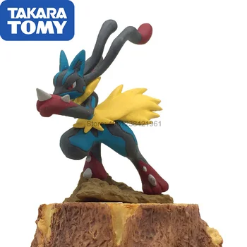 TAKARA TOMY Originali Pokemon Lėlės Veiksmų Skaičius, Didelis Modeliu Mega Lucario Modelis Kolekcijos Vaikams Dovanos