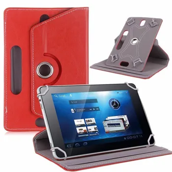 Tablet TurboPad 1014 10.1 colių Universalus PU Oda Knygos Viršelio Atveju, 360 Laipsnių Besisukantis 10 Spalvų Nemokamai Stylus