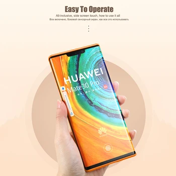 Telefoną Atveju Huawei Mate 30 Pro Ultra Plonas Apsauginis Orange Sunku VNT Verslo atsparus smūgiams Lenktas Padengti Funda Už 