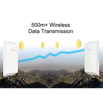 Tenda O1 500m Wireless AP 2.4 GHz 8dBi Lauko Taško į MEZON, Lengvai Liftas, Stebėsena, Vaizdo Stebėjimo Dėžė