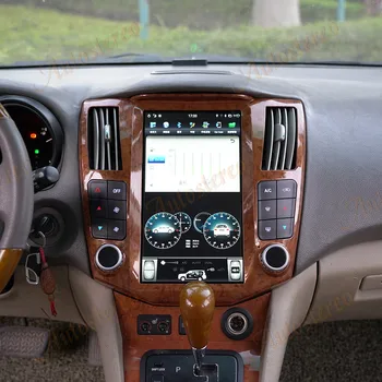 Tesla Radijo Android 9.0 4+64GB Automobilio Multimedijos Grotuvas GPS Navigacija Lexus RX300 RX350 RX400 2004-2007 Galvos Vienetas Radijas Stereo