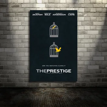 The Prestige (2006) Minimalus Filmo Plakatas Filmą Drobės Plakatas Sienos Menas Spausdinti Vaikai Dekoro Ir Namų Dekoro
