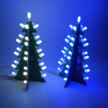 Trimatis 3D Kalėdų Eglutė LED 