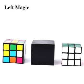 Triple Diko Kubo Magija Rekvizitai Magic Cube Iliuzija, Magija Dingsta, Žaislai Gudrybės G8018