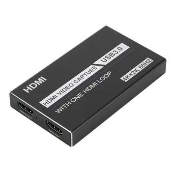 USB 3.0 4K HD Vaizdo Žaidimų Konverteris Užfiksuoti Kortelės Diktofonas HDMI suderinamus Capture Kortelė, USB Į HDMI-suderinamas su XBOX PS4