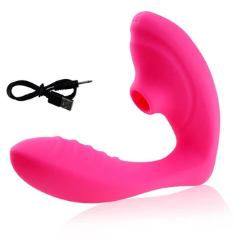 USB Čiulpti Makšties Vibratorius Klitorio Stimuliatorius Moterų Masturbacija Pornografinio Žaislai Seksualinės Sveikatos Žaislai G-taško Vibratorius, Sex