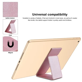 Universalus Planšetinio kompiuterio Stovas Skirtas iPad Savininkas Paramos Nešiojamų PU Atramą Sulankstyti, Dirželis, Skirta 