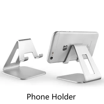 Universalus Telefono Turėtojas Stovėti IPhone 12 11 Xiomi Mi 9 Metalo, Aliuminio, Telefono Laikiklis, Mobilaus Telefono Stovas Stalas 
