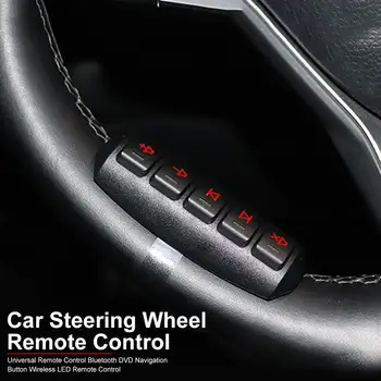 Universalus Šviesos Automobilio Vairo Nuotolinio Valdymo pulto Mygtukus, Bluetooth DVD Navigacijos Mygtukas, 