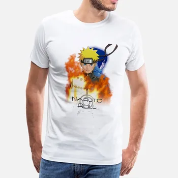 Uzumaki Naruto spausdinti Vyras Marškinėliai Būdas ninja Homme Anime Atsitiktinis Streetwear Harajuku Mados O-Kaklo Vyrai, T-marškinėliai, Unisex