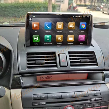 Už Mazda 3 2003-2009 Android 10.0 4GB+64GB Automobilio Radijo Grotuvas Automobilių GPS Navigacijos Auto Stereo Multimedia Player Galvos Vienetas NAVI HD