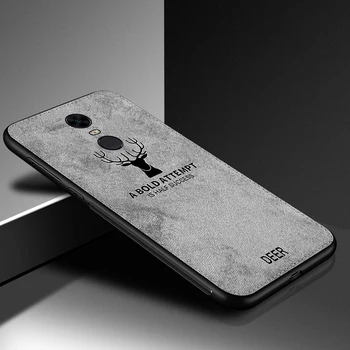 Už Xiaomi Redmi 5 Plius Bylos Medžiaga Nelaimę Sunkiai Galinį Dangtelį Minkštųjų Rėmo Audinio Fundas Xiomi Redmi 5 Plius Telefonas Atvejų