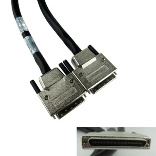VHDCI į VHDCI vyrų 68 smeigtukai 530-3630-01 AMPHENOL SCSI Kabelis VHDCI 68-VHDCI 68 1.8 metrų susisiekite 3 iki 10 metrų