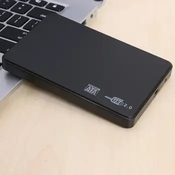 VKTECH 2.5 colių Kietojo Disko Dėžutė SATA USB2.0 Nešiojamų Įrankį Nemokamai SSD Diskas HDD Case Išorinis Kietasis Diskas Aptvarą PC Naujas arriver