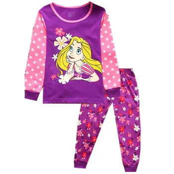 Vaikai Pajama Nustatyti Mergaitės Pijamas Nustatyti Vaikų pyjama T-marškinėliai + Kelnės Kūdikiui, Mergaitei/Berniukui Drabužėlių Rinkinys Berniukams Sleepwear 2-7 Metai