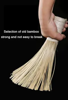 Vanzlife virtuvės puodą plovimo šepetys natūralių puodą artefaktas valymo ir nukenksminimo bauda bambuko vielos virimo šluota