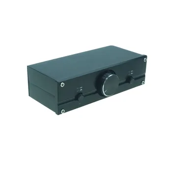 Visiškai Subalansuotas Passive Preamp stereo HiFi garso Anksto Stiprintuvo RCA ir XLR Garsumo Valdiklis Switcher Langelį amp