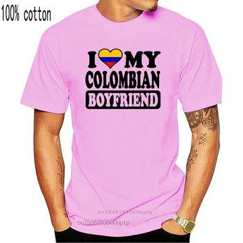 Vyrai Juokingas Cool Naujiena Kolumbijos Draugu Kolumbijos Vėliava Pokštas Dovanų Sportinius Marškinėlius, O Kaklo Mados Atsitiktinis Aukštos Kokybės Print T Shirt