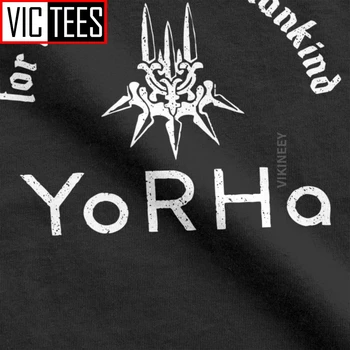 Vyrai Žmonijos Marškinėliai NieR Automatai YoRHa 2B Žaidimas 