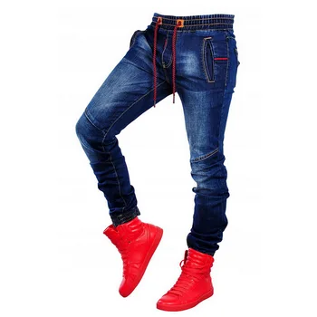 Vyrų Džinsinis Pieštuko Džinsai, Kelnės Elastingos Juosmens Drabužių, Drabužių Pantalon Hombre Slim Fit Atsitiktinis Kelnės 2020 Mados Jeans Mens