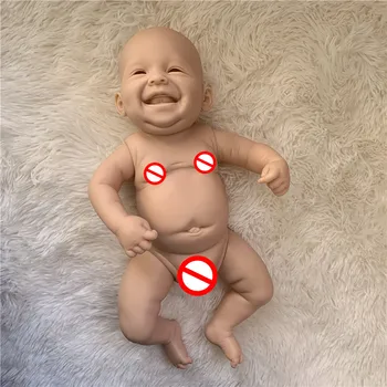 Vėliau mergina kūno 19inch reborn baby lėlės rinkinys Rudens viso kūno minkšto silikono vinilo tikroviška touch populiarus prototipas