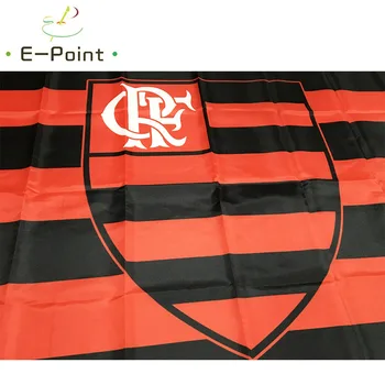 Vėliava Brazilija Clube de Regatas do Flamengo RJ 3ft*5ft (90*150cm) Dydis Kalėdų Dekoracijas Namų Vėliavos Banner Dovanos